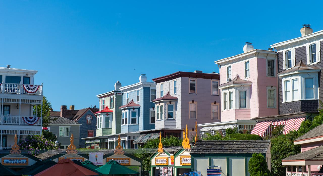 新泽西州五月岬的维多利亚式房屋