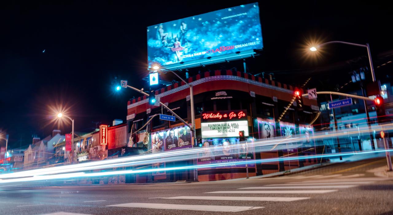 日落大道的 Whisky A Go Go 酒吧 日落大道的 Whisky A Go Go 酒吧