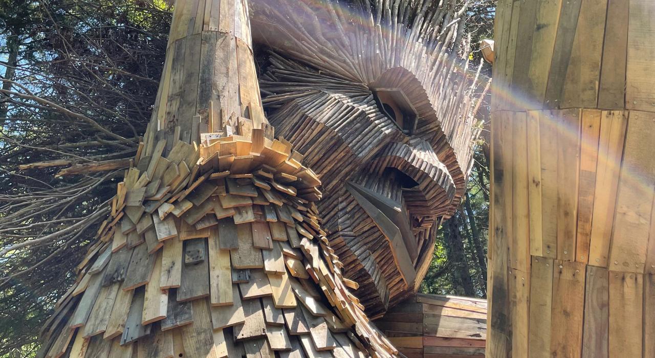 布斯贝港缅因州沿海植物园著名景观之一