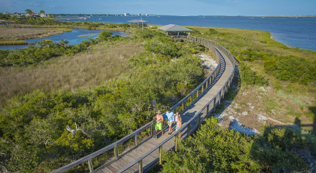 漫步木板步道，探索波地多岛生境