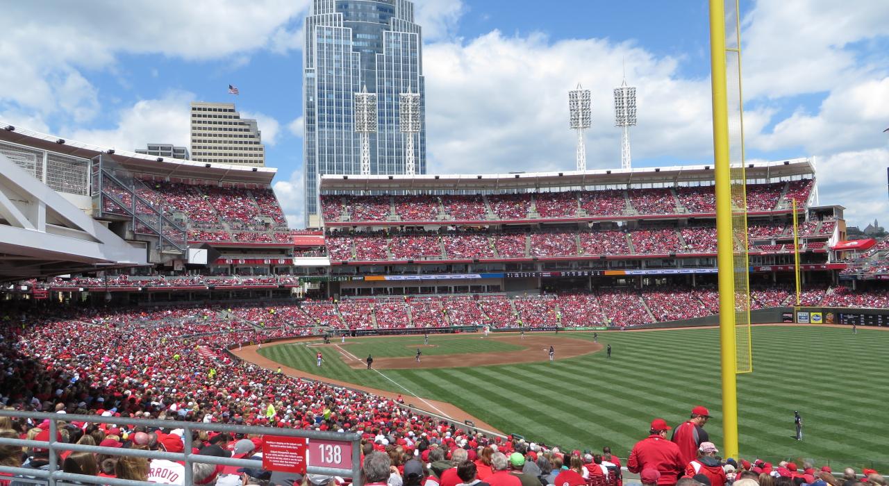 大美利坚棒球场，广受喜爱的辛辛那提红人队的主场