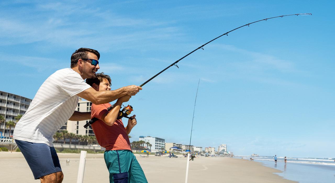 代托纳比奇的亲子垂钓之乐