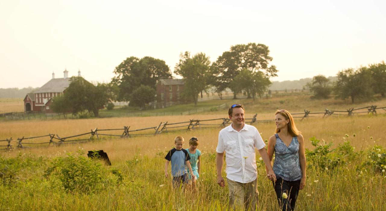 漫步穿越葛底斯堡国家军事公园的战场遗址