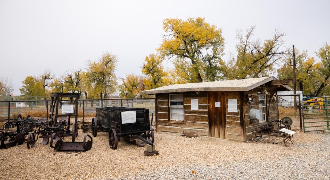 凯西附近 Hoofprints of the Past Museum 博物馆的历史建筑