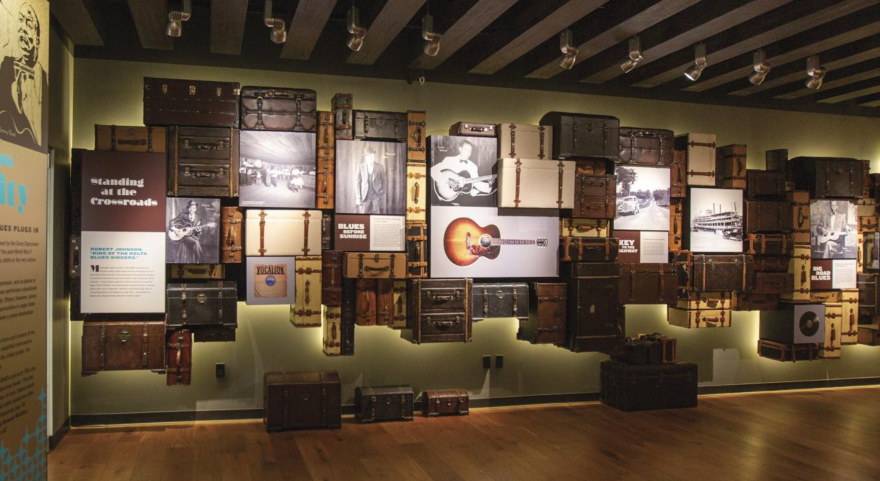 国家蓝调音乐博物馆的音乐史展览 国家蓝调音乐博物馆的音乐史展览