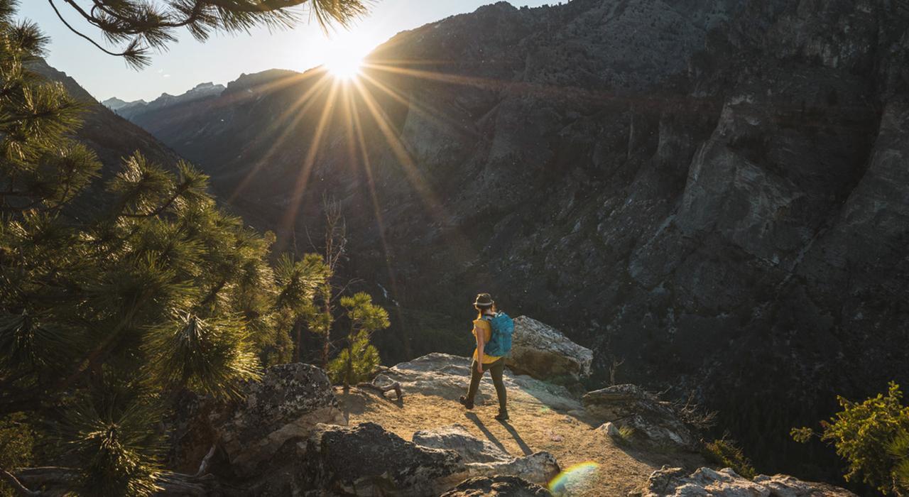 Backpacking through the Bitterroot Mountains in Montana