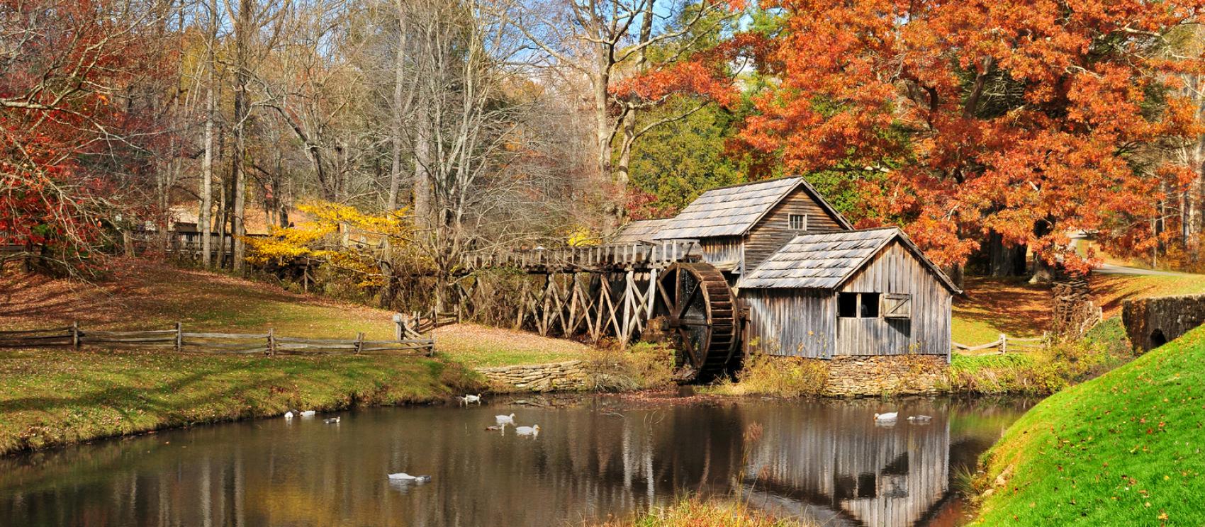 蓝岭公路乡间秋日美景