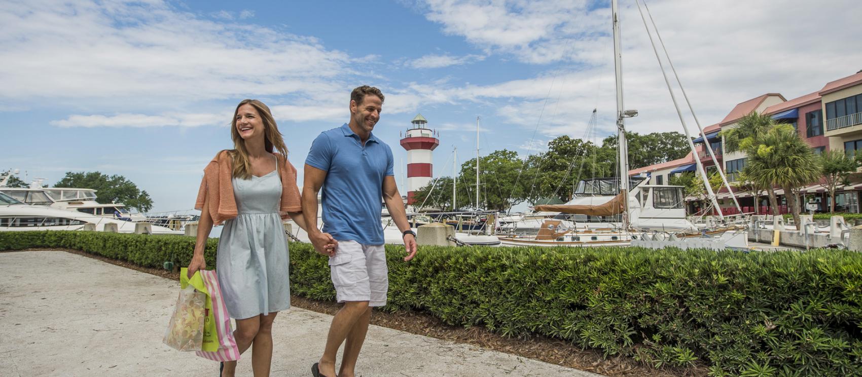 在希尔顿黑德岛海松度假村购物