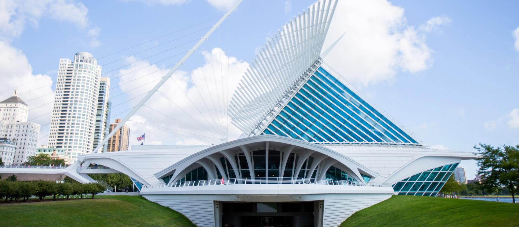 密尔沃基艺术博物馆引人瞩目的建筑