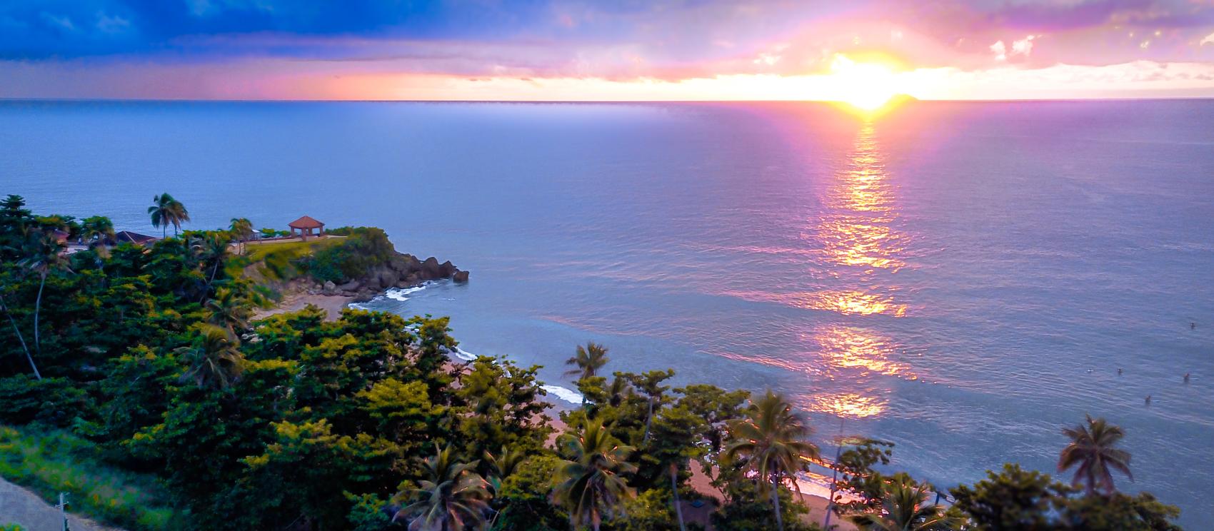 林孔上空摄人心魄的夕照